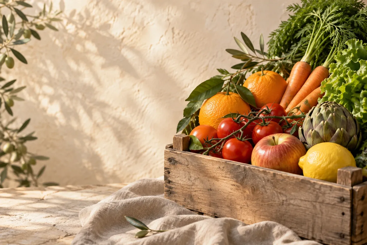 Frutas y verduras frescas